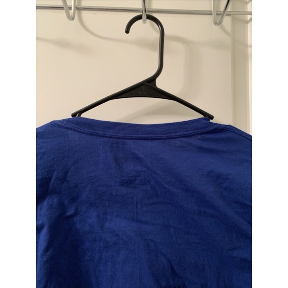 NBA Mens Blue T-Shirt Philadelphia 76ers Long Sleeve Tee Size XL - Picture 8 of 8